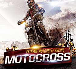 摩托车越野赛海报/传单模板：Motocross Flyer